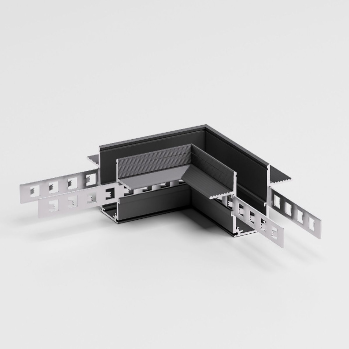 Коннектор угловой для встраиваемого шинопровода Elektrostandard Slim magnetic 4690389206658