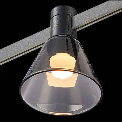 Магнитный трековый светильник FARM Черный LED 1*3W 3000K 78Lm Ra90 120 IP20 D90xH102 24 ST814.406.03