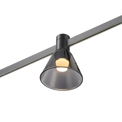 Магнитный трековый светильник FARM Черный LED 1*3W 3000K 78Lm Ra90 120 IP20 D90xH102 24 ST814.406.03