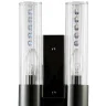 Бра Crystal Lux OTONO AP2 BLACK CHROMIUM/TRANSPARENTE