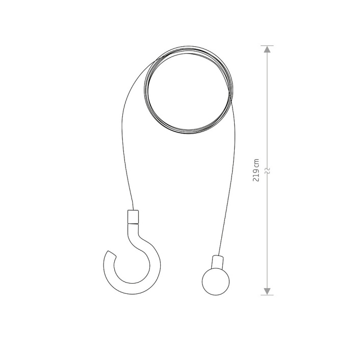 Подвесной комплект Nowodvorski Hanging Set For Picnic Graphite 8106