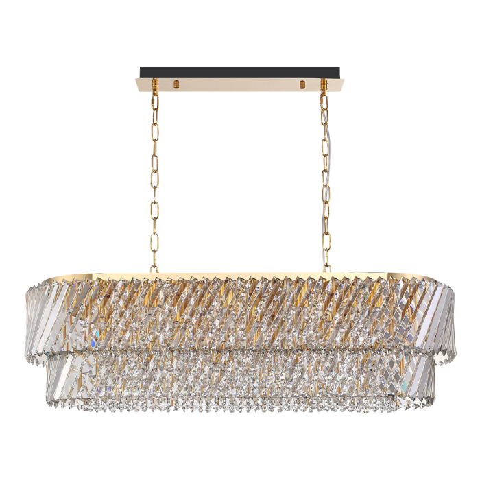 Светильник подвесной ST-Luce латунь/прозрачный E14 14*40W SL6138.303.14