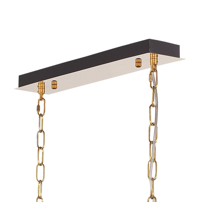 Светильник подвесной ST-Luce латунь/прозрачный E14 14*40W SL6138.303.14