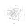 Угловой соединитель ST-Luce Черный ST047.199.00