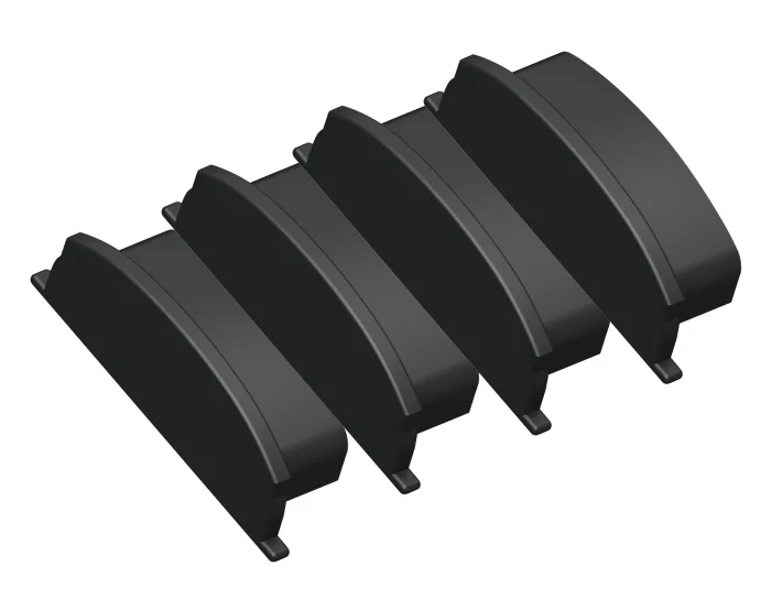 Заглушка для накладного гибкого алюминиевого профиля GP1600 (комплект 4шт) Ambrella light GP8210