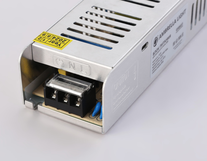 Блок питания с EMC для светодиодной ленты 12V 150W 12,5A IP20 185-260V 200*58*40 GS8653 Ambrella light GS8653