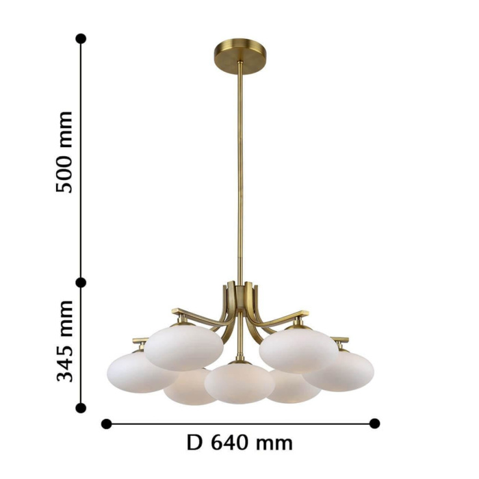 Потолочная люстра Favourite Pernetti 2513-7P