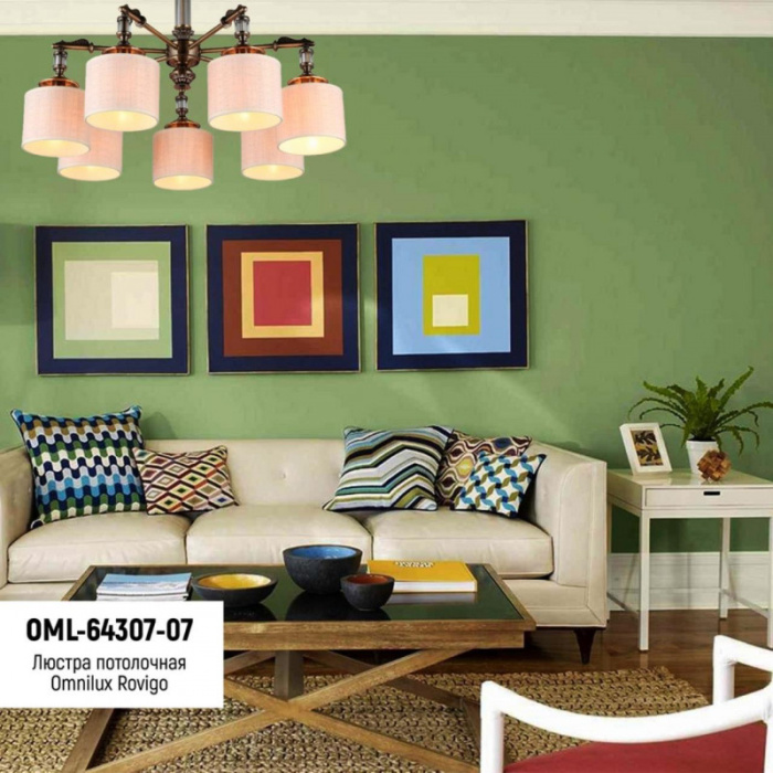 Люстра потолочная Omnilux Rovigo OML-64307-07