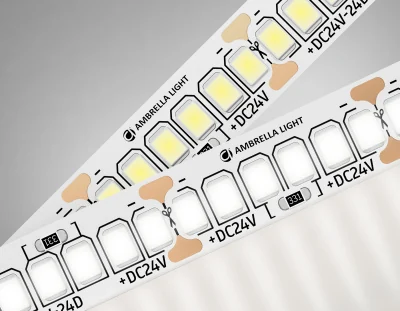 Светодиодная лента Ambrella Light GS3402 2835 240Led /20W m/ 24V IP20 4500K 5m Ambrella light GS3402