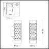 Настенный светильник Odeon Light Ad astrum 4286/2W