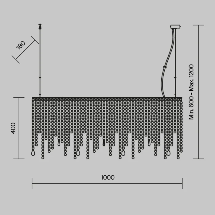 Подвесной светильник Maytoni Empress DIA002PL-05CH