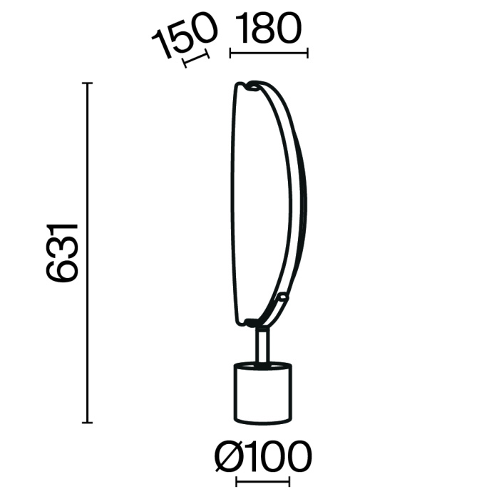 Настольная лампа Maytoni Breeze MOD281TL-L15BS3K