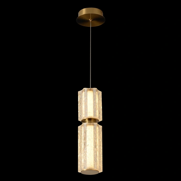 Светильник подвесной Crystal Lux ANTIQUE SP23W LED BRASS