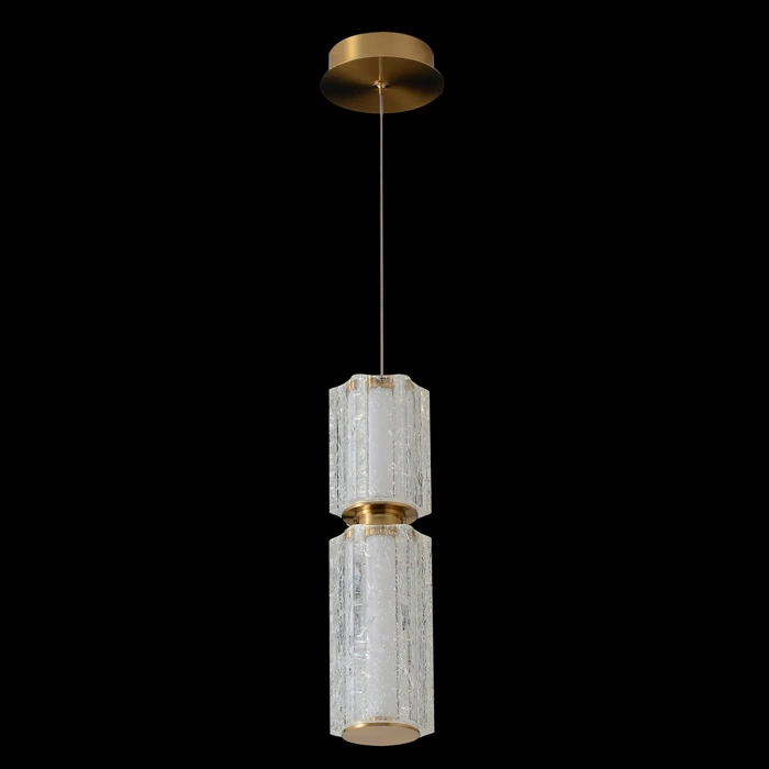 Светильник подвесной Crystal Lux ANTIQUE SP23W LED BRASS