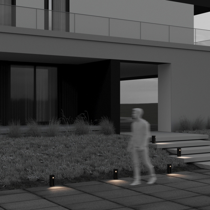 Садово-парковый светильник Maytoni Cave O468FL-L3B3K