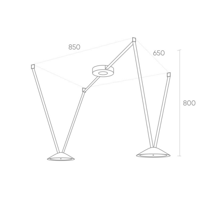 Трек-система Denkirs Belty SET DK55SET03-03-BR