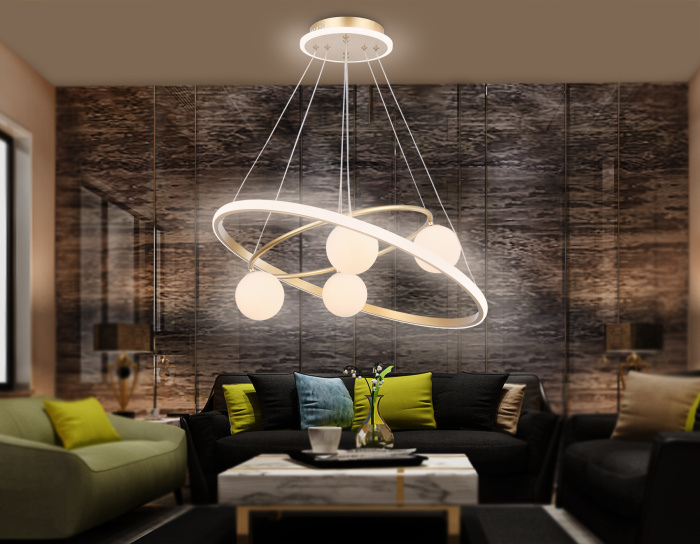 Подвесной светодиодный светильник со сменной лампой и с пультом управления Ambrella light FL66324