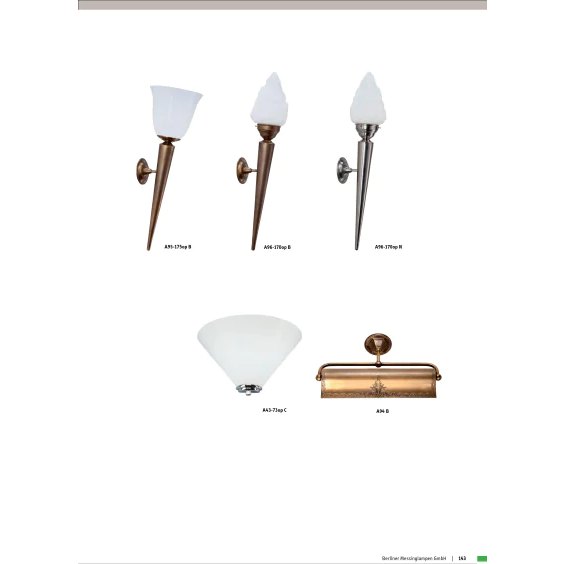 Бра Berliner Messinglampen A95-175opB