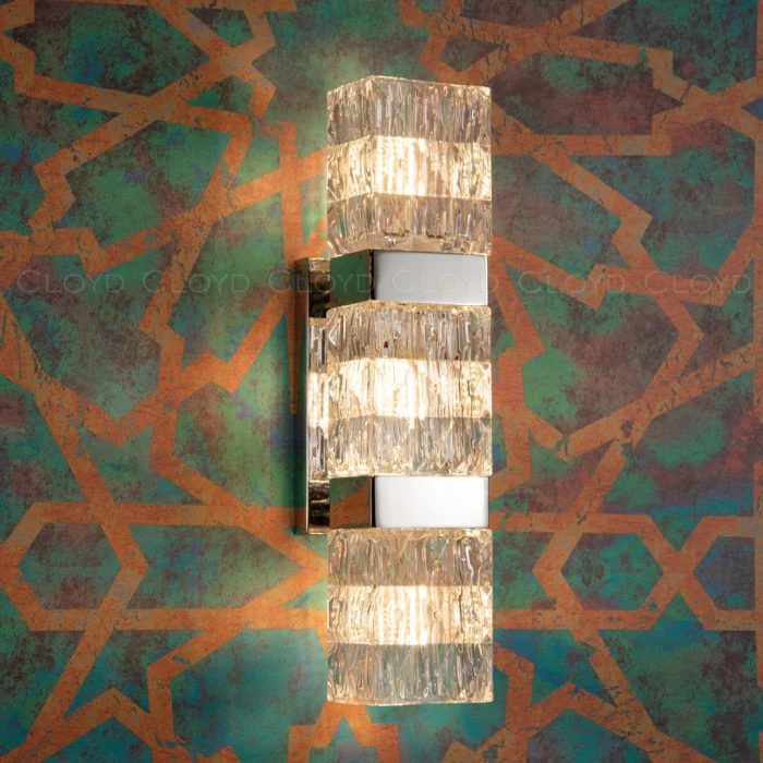 Бра Cloyd CORUND-A W3 / выс. 42 см - хром (арт.20273)