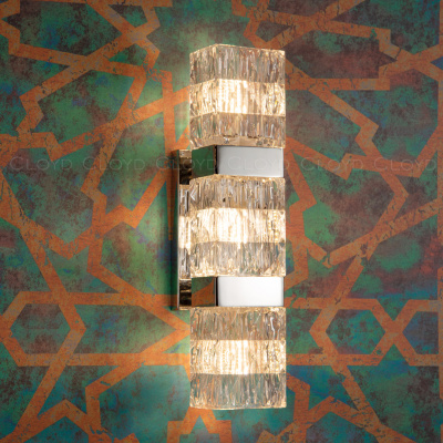 Бра Cloyd CORUND-A W3 / выс. 42 см - хром (арт.20273)