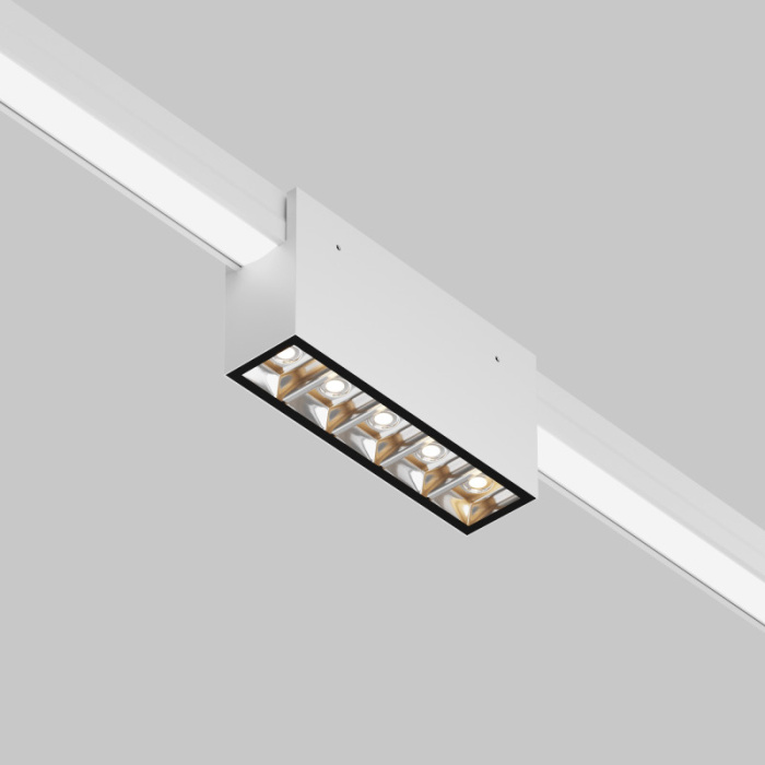 Трековый однофазный уличный светодиодный светильник Elasity IP black O-TR01-2-S-10WW3K