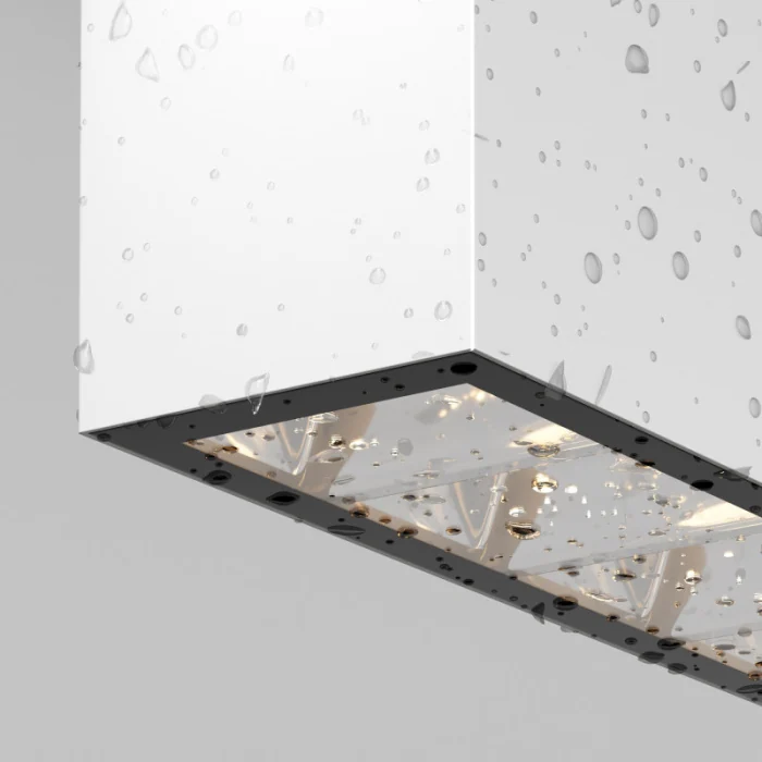 Трековый однофазный уличный светодиодный светильник Elasity IP black O-TR01-2-S-10WW3K