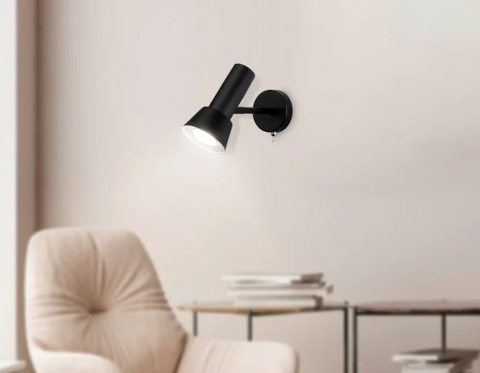 Настенный светильник с выключателем и сменной лампой GU10 Ambrella light TA13129