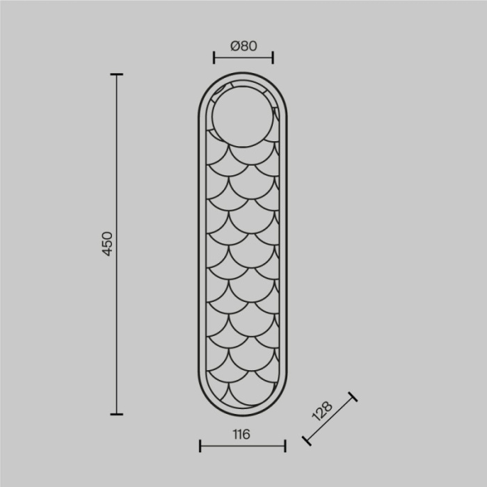 Настенный светильник Maytoni Modern MOD473WL-L25BSK