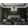 Подвесная люстра с хрусталем HIGH LIGHT AMBRELLA LIGHT LH41026