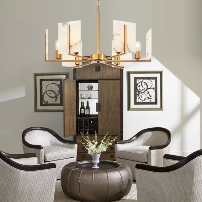 Люстра Marble square Chandelier ImperiumLoft