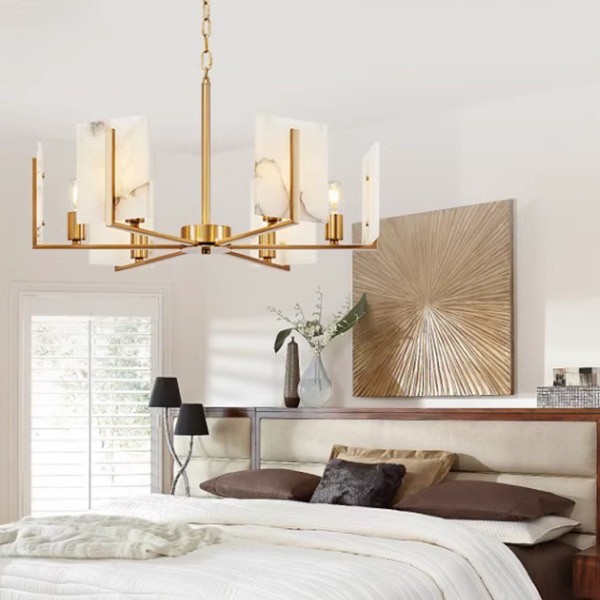 Люстра Marble square Chandelier ImperiumLoft