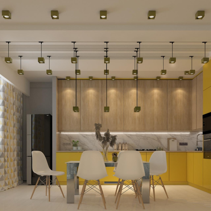 Однофазный трековый светодиодный светильник, длина провода 1.2м 358674 NOVOTECH