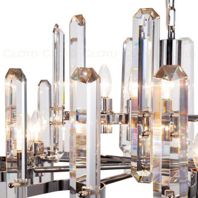 Люстра Cloyd ESTRADA C15 / Ø85 см - хром (арт.10275)