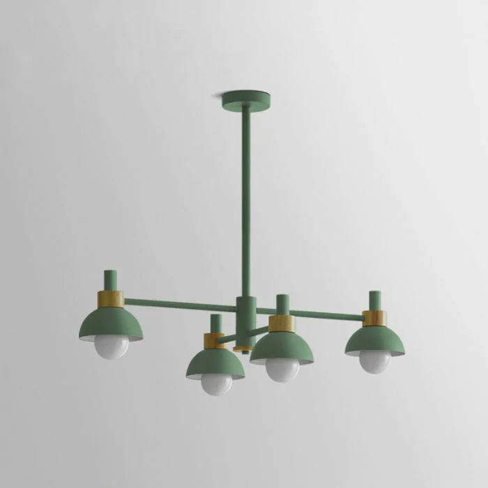 Люстра на штанге FANTA A 4 lights Green ImperiumLoft