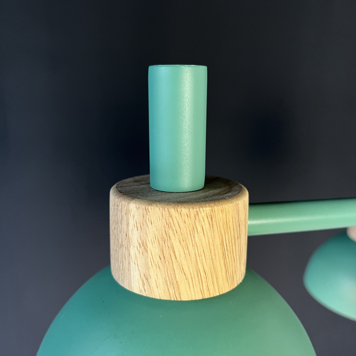 Люстра на штанге FANTA A 4 lights Green ImperiumLoft