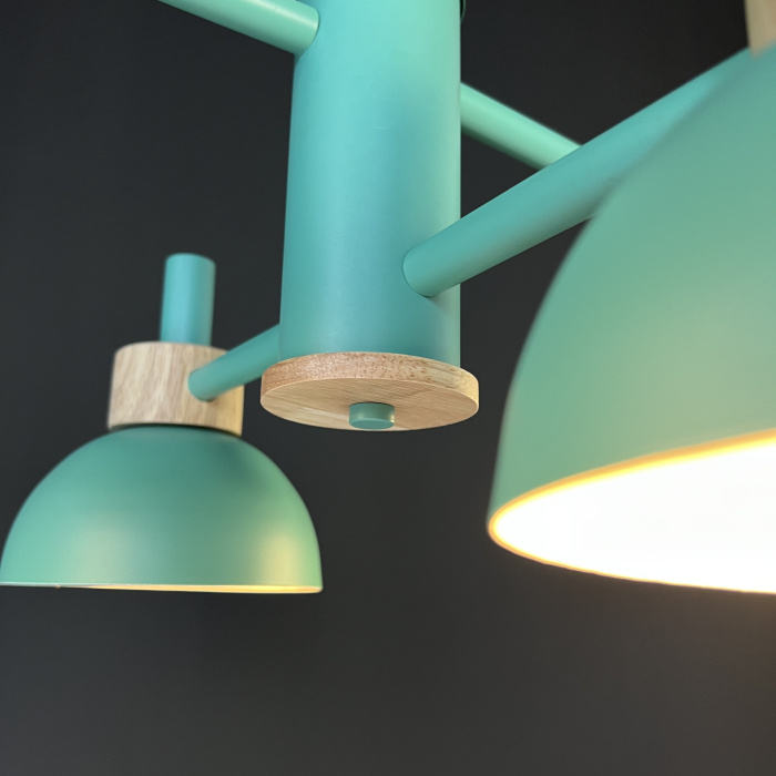 Люстра на штанге FANTA A 4 lights Green ImperiumLoft