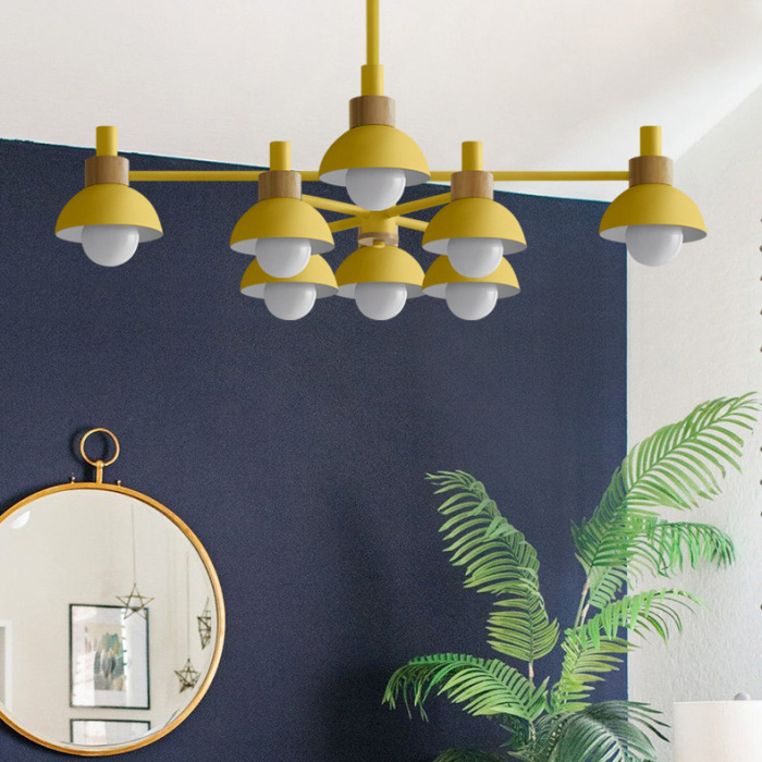 Люстра на штанге FANTA A 4 lights Green ImperiumLoft