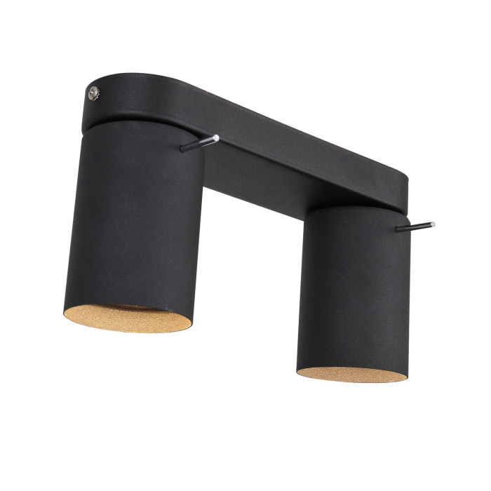 Спот ST-Luce SL597.401.02 Черный, Хром/Черный GU10 LED 2*3W