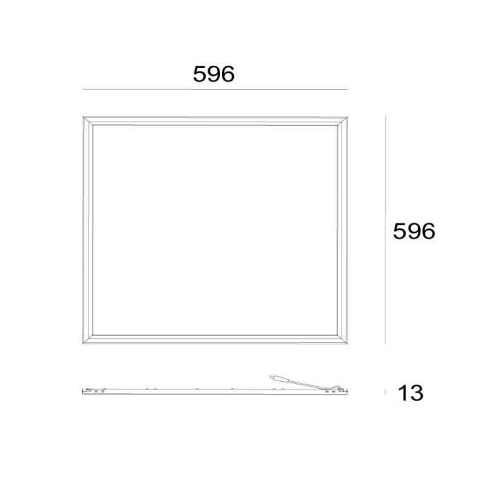 Потолочный светильник Leds C4 TC-0171-BLA