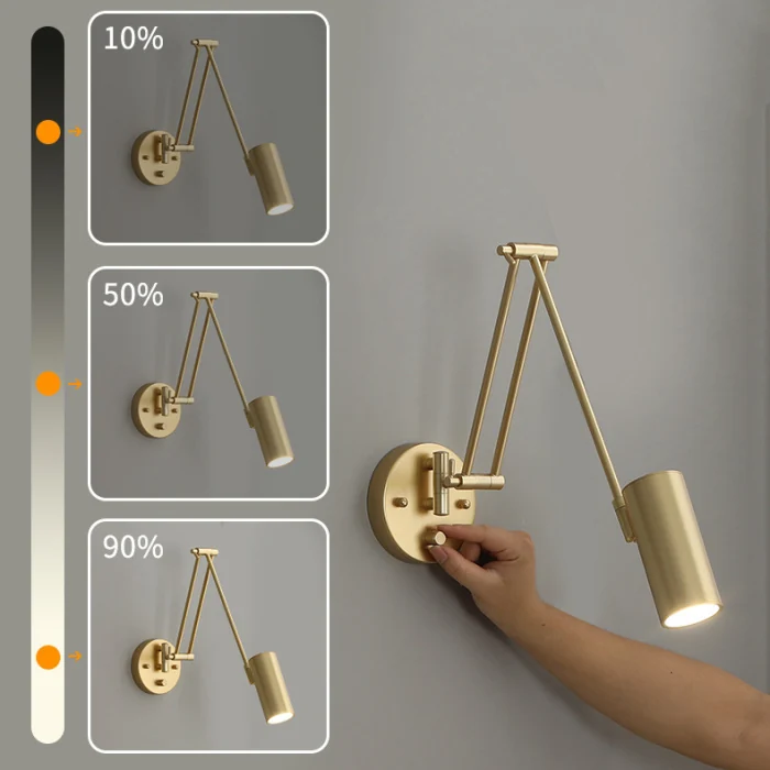 Настенный светильник FREDLY A Brass ImperiumLoft