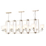 Люстра Crystal Lux NICOLAS SP12 L1600 GOLD/WHITE