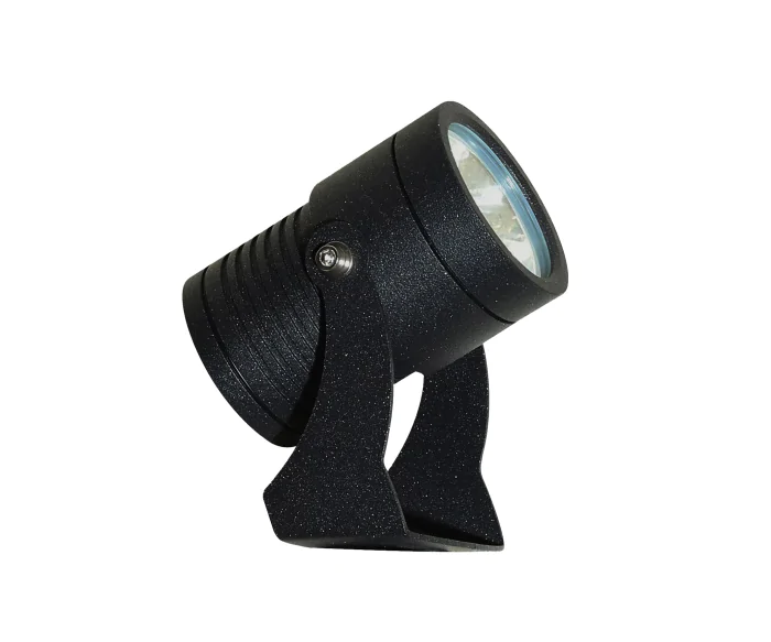Грунтовый светильник Ласси черный d6  Led 8W (3000K) COB Kink Light 9328,19