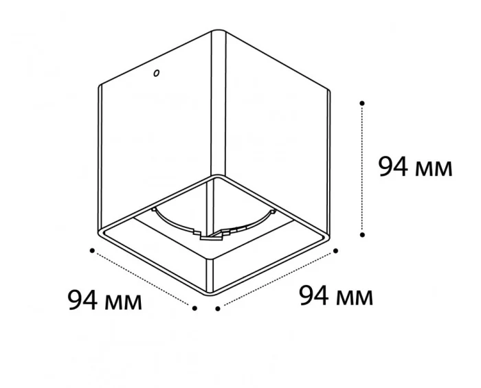 Светильник потолочный ITALLINE FASHION FX1 white + FASHION FXR black