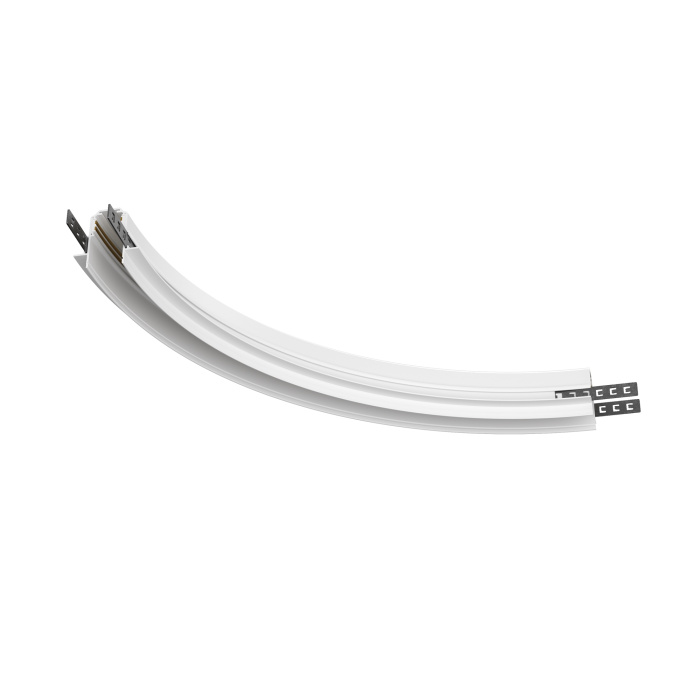 Коннектор радиусный R300 Exility встраиваемый под ГКЛ 9,5мм, белый Maytoni TRA044-angle-W