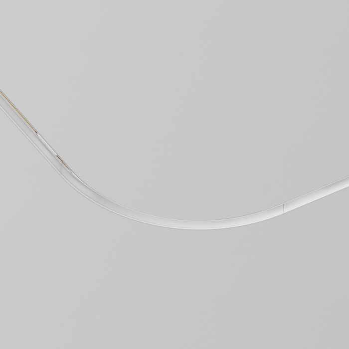 Коннектор радиусный R300 Exility встраиваемый под ГКЛ 9,5мм, белый Maytoni TRA044-angle-W