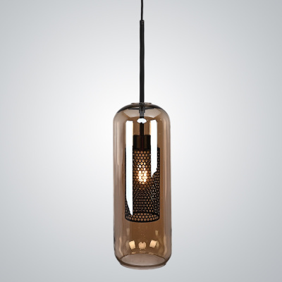 Подвесной светильник CATCH AMBER Cylinder S D15 ImperiumLoft