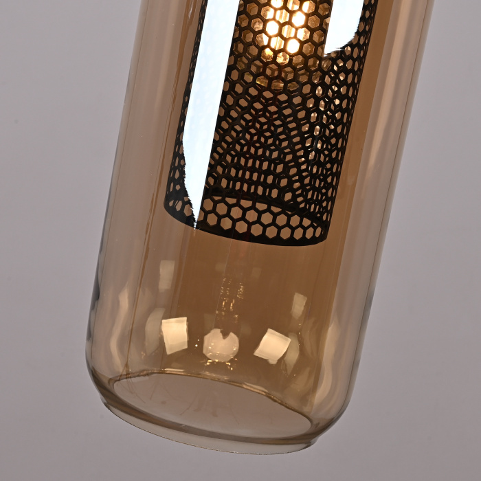 Подвесной светильник CATCH AMBER Cylinder S D15 ImperiumLoft