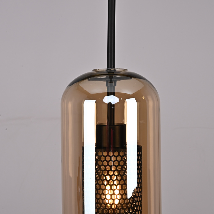 Подвесной светильник CATCH AMBER Cylinder S D15 ImperiumLoft