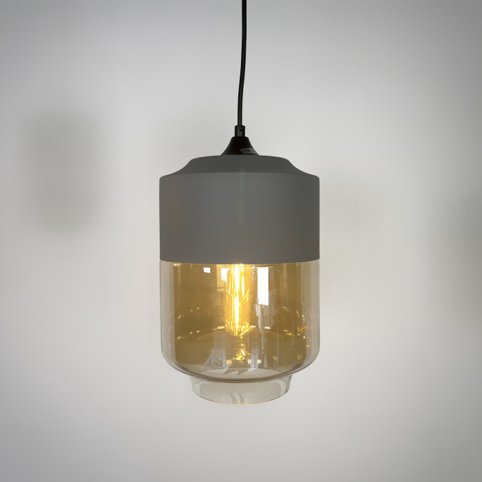 Подвесной светильник NORD A D18 Gray/Amber ImperiumLoft