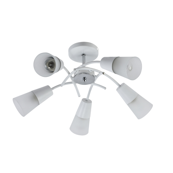 Потолочная люстра на штанге CALLA ESCADA 1109/5P White